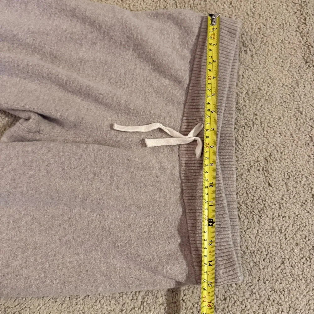 summersalt Cozy Knit Drawstring Joggers in Light Taupe - Picture 6 of 8